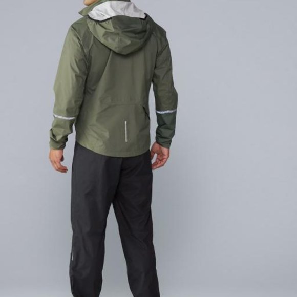 NWT! REI Co-op Junction Hooded Cycling Rain Jacket Asparagus/X-Large - Picture 5 of 16